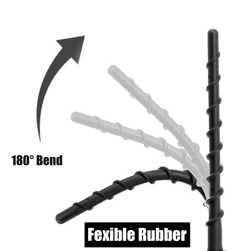 VOFONO Short Antenna for GMC Sierra/Chevy Silverado 1500 2500 3500 (2009-2024) | 8.5 inch Spiral Direct Truck Replacement Antenna (M7 Thread) - Image 5